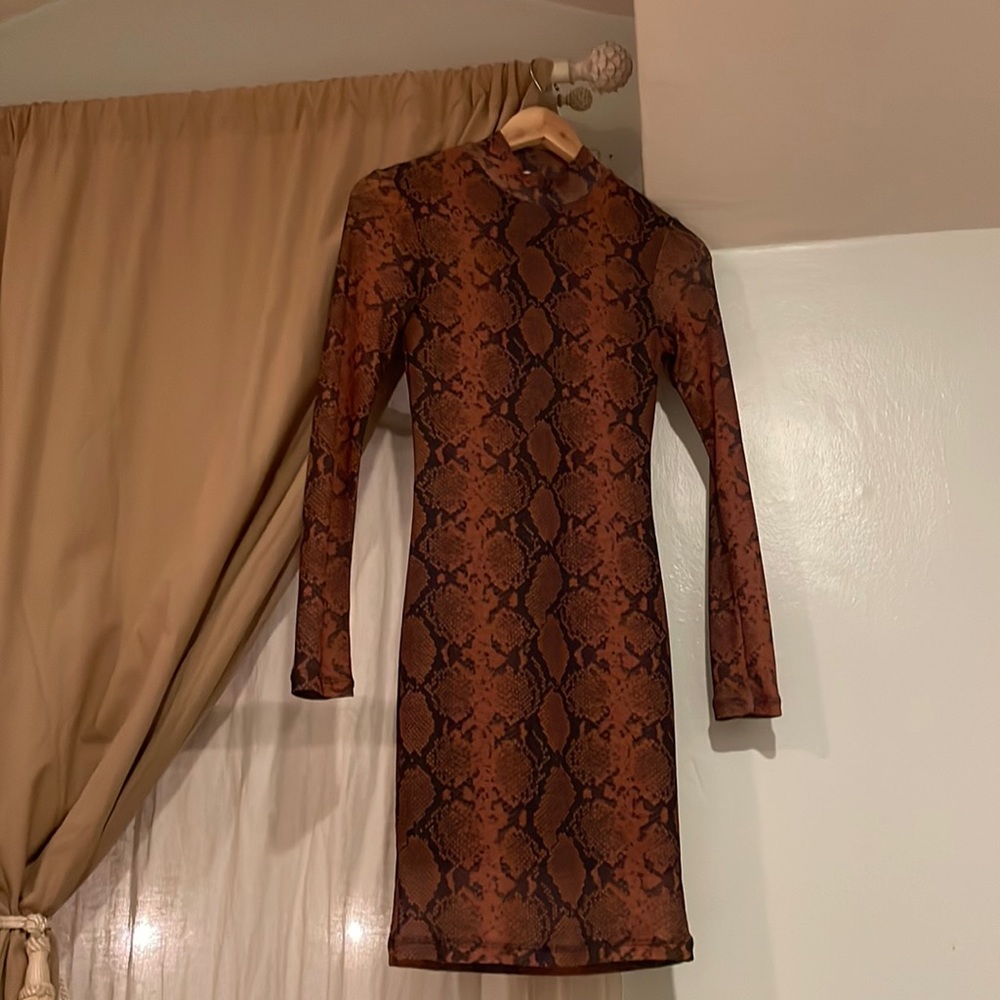 Snake skin dress